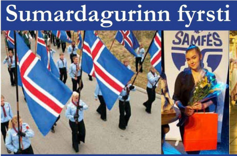 Sumardagurinn fyrsti í Kópavogi.