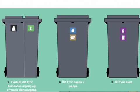 Úr tillögum að tunnum fyrir sérbýli.