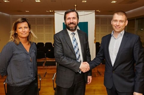 Að lokinni undirritun viljayfirlýsingar Kópavogsbæjar og Gagnaveitu Reykjavíkur um ljósleiðaravæðin…