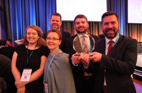 Hjördís Eva Þórðardóttir, UNICEF Íslandi, Páll Magnússon bæjarritari Kópavogs, Anna Elísabet Ólafsd…