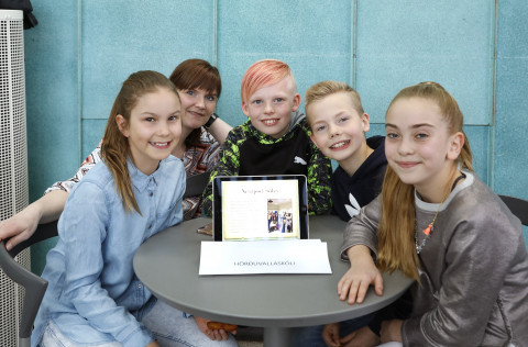 Frá uppskeruhátíð Spjaldtölvuverkefnis 2017.