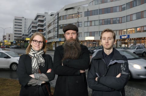 Lið Kópavogs í Útsvari 2016. Frá vinstri: Katrín Júlíusdóttir, Gunnar Reynir Valþórsson og Skúli Þó…
