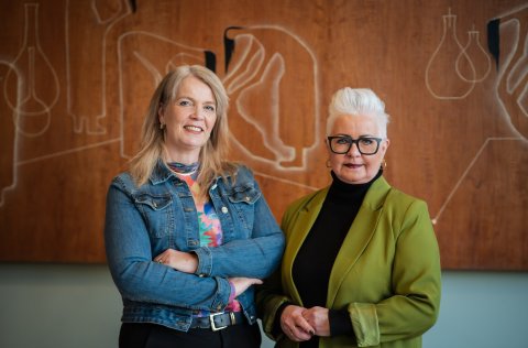 Sigríður Þrúður Stefánsdóttir mannauðsstjóri og Auður Þórhallsdóttir sérfræðingur.