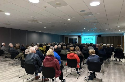 Fjölmörg áhugasöm mættu á fyrirlestur Virkni og vellíðan.