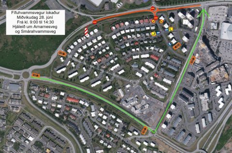 Lokun við Fífuhvammsveg